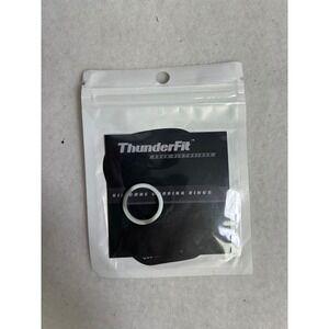 Active Sporty ThunderFit Mens Size 8 Light Gray Silicone Wedding Band Ring